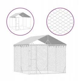 kojec-dla-psa-z-dachem-srebrny-3x3x25-m-stal