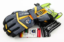 rekawice-dzieciece-level-heli-narciarskie-szare