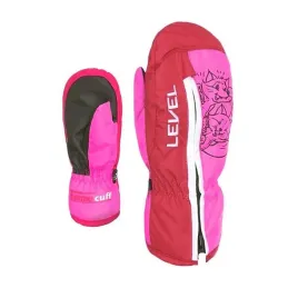 rekawice-narciarskie-level-dudy-zimowe-dzieciece-rozowe