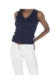 bluzka-damska-giorgio-di-mare-top-dzianinowy-granatowa