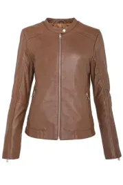 kurtka-damska-la-petite-etoile-blix-biker-brazowa-skorzana