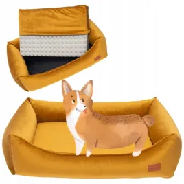 ortopedyczna-sofa-dla-duzego-psa-120x95x22cm-xxl-ukory-velvet-miodowa-honey