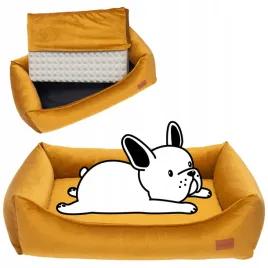 ortopedyczna-sofa-dla-malego-pieska-szczeniaka-70x55x18cm-ukory-welur-zolta