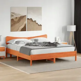 vidaxl-rama-lozka-bez-materaca-woskowy-braz-160x200-cm-lita-sosna