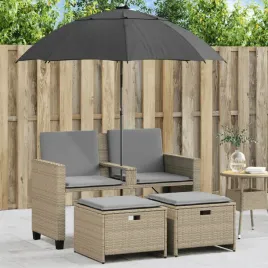 vidaxl-2-os-sofa-ogrodowa-z-parasolem-i-stolkami-bezowa-polirattan