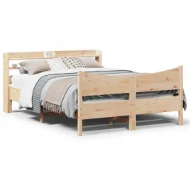 vidaxl-rama-lozka-z-wezglowiem-150x200-cm-lite-drewno-sosnowe