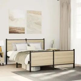 vidaxl-metalowa-rama-lozka-bez-materaca-dab-sonoma-160x200-cm
