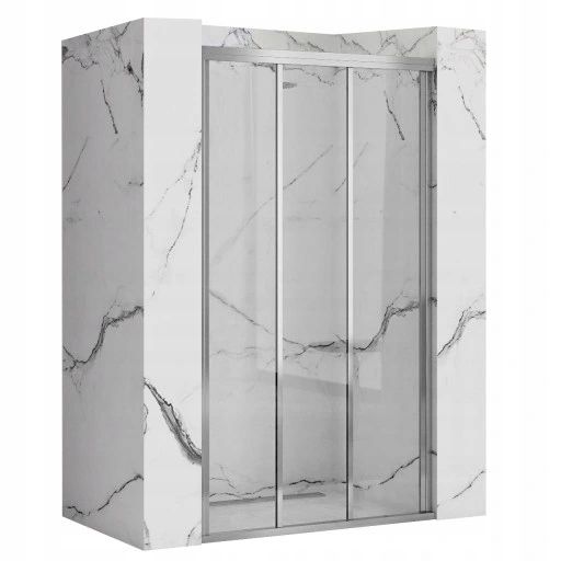 Drzwi Prysznicowe Regulowane ALEX 90 CHROM-Zdjęcie-0