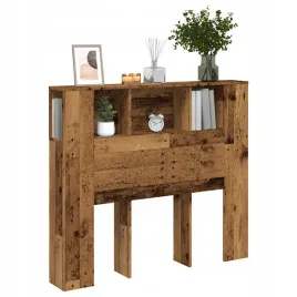 vidaxl-zaglowek-z-polkami-stare-drewno-120x19x1045-cm