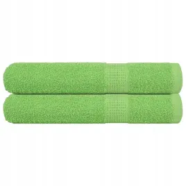 vidaxl-reczniki-do-sauny-2-szt-zielone-80x200-cm-bawelna-100percent