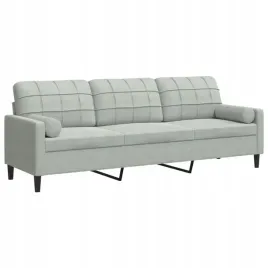 3-osobowa-sofa-z-poduszkami-jasnoszara-210-cm-aksamitna