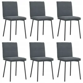 krzesla-stolowe-6-szt-ciemnoszare-obite-aksamitem