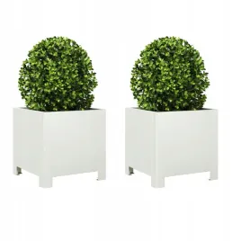 donice-ogrodowe-2-szt-biale-30x30x30-cm-stalowe