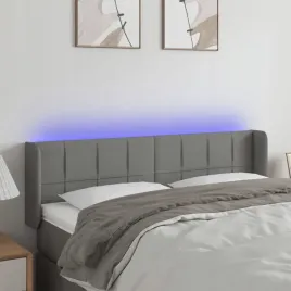 zaglowek-do-lozka-z-led-ciemnoszary-147x16x78-88-cm-tkanina