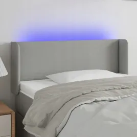 zaglowek-do-lozka-z-led-jasnoszary-83x16x78-88-cm-tkanina