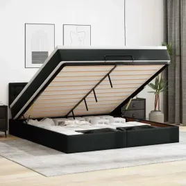 vidaxl-lozko-otomana-z-materacami-i-led-czarna-160x200cm-ekoskora