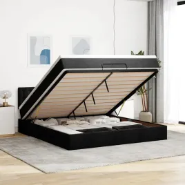 vidaxl-rama-lozka-otomana-z-materacem-czarna-160x200-cm-tkanina