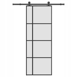 vidaxl-drzwi-przesuwne-z-osprzetem-szklo-esg-i-aluminium-76x205-cm