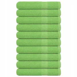 vidaxl-reczniki-do-sauny-10-szt-zielone-80x200-cm-bawelna-100percent