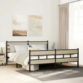 vidaxl-metalowa-rama-lozka-bez-materaca-dab-sonoma-180x200-cm