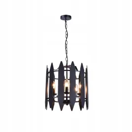 zyrandol-lampa-wiszaca-5xe14-czarna