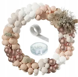 girlanda-balonowa-na-komunie-zestaw-balony-bezowe-zlote-tasma-klej-122el