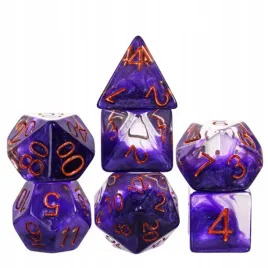 zestaw-7-kosci-clear-fioletowe-miedziany-nadruk-d4-20-k20-rpg-dandd-mtg-bg3