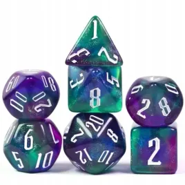 zestaw-7-kosci-fioletowe-zielone-d4-20-k20-rpg-board-dandd-mtg-baldur-s-gate