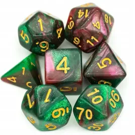 zestaw-7-kosci-zielone-czerwone-zloty-nadruk-d4-20-k20-rpg-dandd-mtg-board