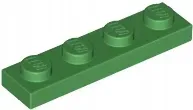 lego-zielony-plate-plytka-1x4-3710-green
