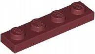 lego-c-czerwony-plate-plytka-1x4-3710-dark-red