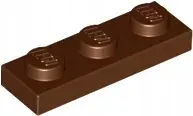 lego-brazowy-plate-plytka-1x3-3623-reddish-brown