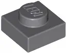 lego-ciemny-szary-plate-plytka-1x1-3024-dbg