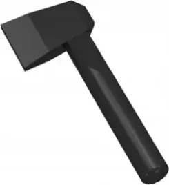 lego-czarna-siekiera-topor-narzedzie-3835-black