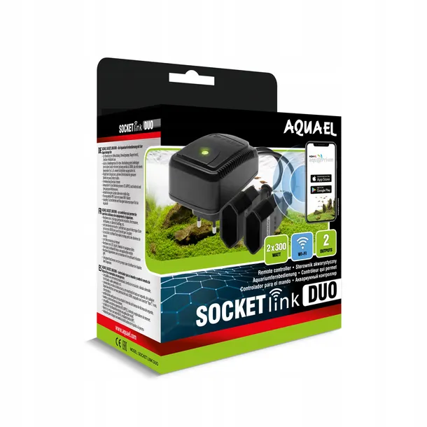 aquael-socket-link-duo-programator-sterowanie-wifi-rodzaj-oswietlenia-diody-led