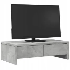 podstawka-pod-monitor-z-szufladami-szarosc-betonu-50x27x15-cm