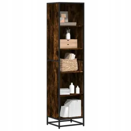 vidaxl-regal-na-ksiazki-przydymiony-dab-40x35x1705-cm