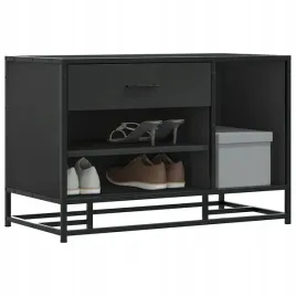 vidaxl-lawka-na-buty-czarna-80x40x535-cm-drewno-i-metal