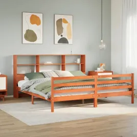 vidaxl-lozko-z-regalem-bez-materaca-woskowy-braz-200x200-cm-drewno