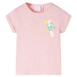 koszulka-dziecieca-z-krotkimi-rekawami-jasnorozowa-140