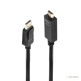 lindy-36923-adapter-kablowy-3-m-displayport-hdmi-typu-a-standard-czarny