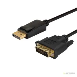 kabel-savio-cl-106-displayport-m-dvi-d-m-18m-kolor-czarny