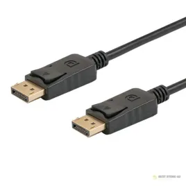 kabel-savio-cl-136-displayport-m-displayport-m-2m-kolor-czarny