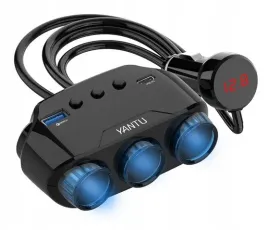 rozgaleziacz-gniazda-zapalniczki-3xgniazdo-usb-qc-typ-c-3a-122w