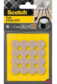 scotch-podkladki-filcowe-miekkie-sp84a19-klej-bezowy-17-mm-16-pack
