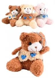 mis-z-sercem-pluszowy-brelok-do-kluczy-zawieszka-prezent-zestaw-4szt