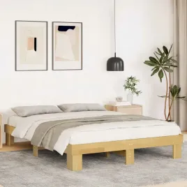 vidaxl-rama-lozka-bez-materaca-135x190-cm-lite-drewno-dab
