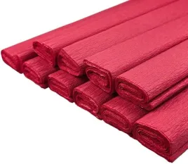 bibula-marszczona-ciemno-czerwona-zestaw-10szt-komplet
