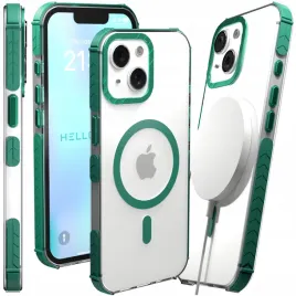 etui-pancerne-do-apple-iphone-13-14-bumper-zielona-ramka-magsafe
