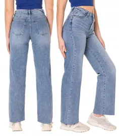 spodnie-damskie-jeansy-dzinsy-klasyczna-prosta-nogawka-wysoki-stan-8294-xs